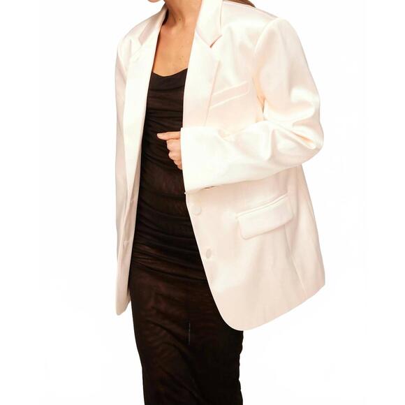 NEW MISA LOS ANGELES joanne oversized blazer in ivory